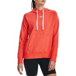Damska Bluza Z Kapturem Rival Fleece Hoodie. Białe bluzy Under Armour, m, bez wzorów, z bawełny, z kapturem. Za 303.20 zł.