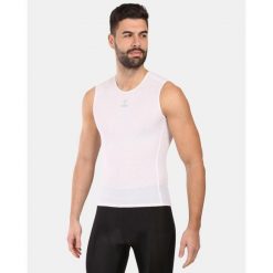 Tank top Kilpi Netty. Białe topy Kilpi, bez wzorów, bez kołnierzyka, bez ramiączek. Za 112.21 zł.