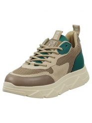 Steve Madden Sneakersy w kolorze beżowo-zielonym rozmiar: 40. Brązowe trampki Steve Madden, bez wzorów, bez zapięcia. Za 252.99 zł.