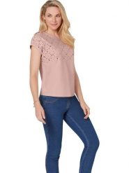 WITT WEIDEN Koszulka w kolorze jasnoróżowym rozmiar: 38. Różowe bluzki WITT WEIDEN, bez wzorów, z bawełny, bez kołnierzyka, bez ramiączek. Za 52.55 zł.