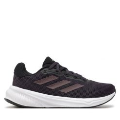 Buty do biegania adidas. Czarne obuwie sportowe Adidas, bez zapięcia, do biegania. Za 219.99 zł.
