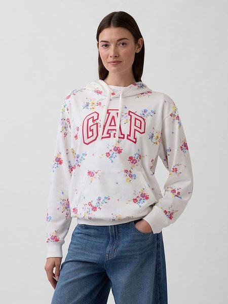 GAP Bluza w kolorze białym rozmiar: L. Białe bluzy GAP, l, bez wzorów, z kapturem. Za 144.95 zł.