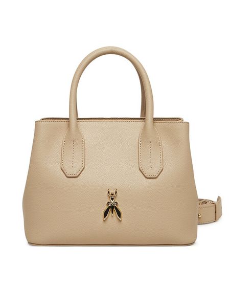 Patrizia Pepe Torebka 8B0240/L001 Beżowy. Brązowe torebki klasyczne Patrizia Pepe, bez wzorów, ze skóry, bez dodatków. Za 969.99 zł.