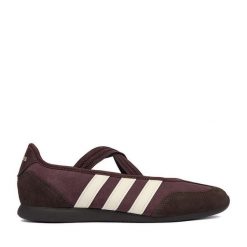 Baleriny adidas. Fioletowe baleriny Adidas, bez wzorów, bez obcasa. Za 279.99 zł.