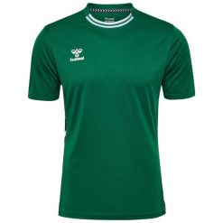 Koszulka Hummel Playful. Zielone bluzki Hummel, bez wzorów, sportowe, bez kołnierzyka, bez ramiączek. Za 137.00 zł.