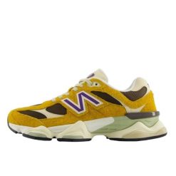 Buty do chodzenia dla dorosłych New Balance 9060 Butterscotch. Żółte obuwie sportowe New Balance, bez zapięcia, trekkingowe. Za 808.50 zł.