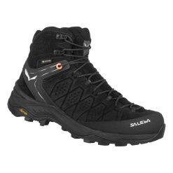Buty Trekkingowe Damskie Salewa Alp Trainer 2 Mid Gtx. Czarne trekkingi Salewa, z gumy, trekkingowe. Za 1,121.00 zł.