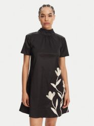STAUD Sukienka koktajlowa Ilana R25R2208CT Czarny Regular Fit. Czarne sukienki STAUD, m, bez wzorów, z bawełny, wizytowe, bez kołnierzyka, bez ramiączek. Za 1,089.00 zł.