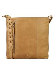 HIDE & STITCHES Skórzana torebka w kolorze jasnobrązowym - 30 x 30 x 2 cm rozmiar: onesize. Brązowe torby na ramię HIDE & STITCHES, bez wzorów, z materiału, na ramię, bez dodatków. Za 217.99 zł.