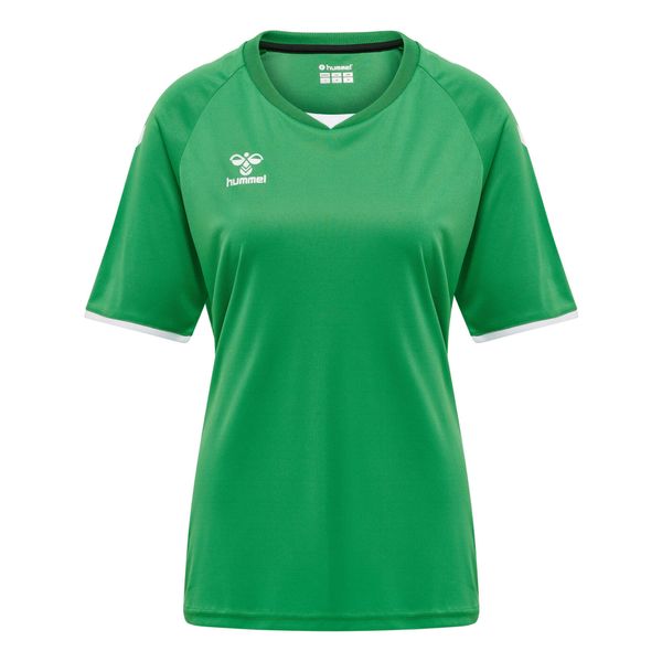 Koszulka damska Hummel hmlhmlCORE volley. Białe bluzki Hummel, xl, bez wzorów, sportowe, bez kołnierzyka, bez ramiączek. Za 139.00 zł.