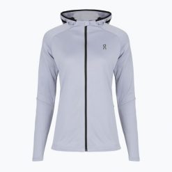 Bluza do biegania damska On Climate Zip Hoodie. Fioletowe bluzy On, xs, bez wzorów, z materiału, bez kaptura. Za 509.99 zł.