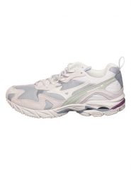 Mizuno Skórzane sneakersy "Wave Rider 10" w kolorze szaro-beżowym rozmiar: 46. Brązowe trampki Mizuno, bez wzorów, z materiału, bez zapięcia. Za 161.73 zł.