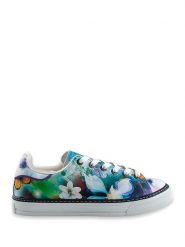 Goby Sneakersy w kolorze zielono-niebieskim ze wzorem rozmiar: 40. Niebieskie trampki Goby, bez wzorów, z futra, bez zapięcia. Za 139.20 zł.