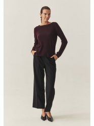 TATUUM Kaszmirowy sweter "Lemon" w kolorze bordowym rozmiar: S. Czerwone swetry Tatuum, s, bez wzorów, z kaszmiru, bez ramiączek. Za 329.95 zł.