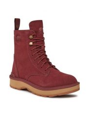 Sorel Botki Hi-Line™ Lace NL4879-681 Czerwony. Czerwone botki Sorel, bez wzorów, ze skóry, bez obcasa, na płaskiej podeszwie, bez zapięcia. Za 819.99 zł.