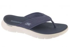 Japonki damskie, Go Walk Flex Sandal - Holly. Fioletowe klapki Skechers, bez wzorów, z materiału, bez obcasa. Za 189.99 zł.
