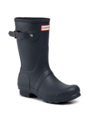 Hunter Kalosze Original Short WFS1000RMA Granatowy. Niebieskie kalosze Hunter, bez wzorów, z kauczuku. Za 159.99 zł.