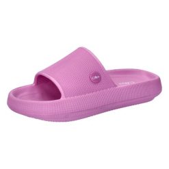 Klapki damskie CMP RUBY. Czarne klapki CMP, bez wzorów, z materiału, bez obcasa. Za 76.99 zł.