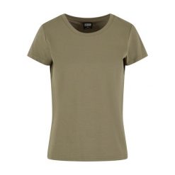 Koszulka damska Urban Classics Sorona. Zielone bluzki Urban Classics, bez wzorów, bez kołnierzyka, bez ramiączek. Za 102.00 zł.