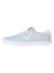 Vans Skórzane sneakersy "Sport Low" w kolorze błękitnym rozmiar: 44,5. Niebieskie trampki Vans, bez wzorów, ze skóry, bez zapięcia. Za 127.65 zł.