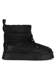 MEXX Botki MI001712743W Czarny. Czarne botki Mexx, bez wzorów, z materiału, bez obcasa, na płaskiej podeszwie, bez zapięcia. Za 359.99 zł.
