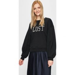 Silvian Heach - Bluza. Czarne bluzy Silvian Heach, l, z aplikacjami, z bawełny, bez kaptura. W wyprzedaży za 159.90 zł.