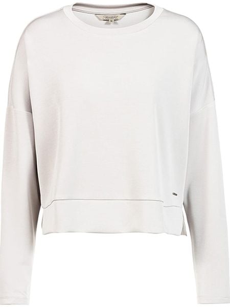 Herrlicher Bluza "Sena" w kolorze kremowym rozmiar: S. Brązowe bluzy Herrlicher, s, bez wzorów, bez kaptura. Za 154.95 zł.