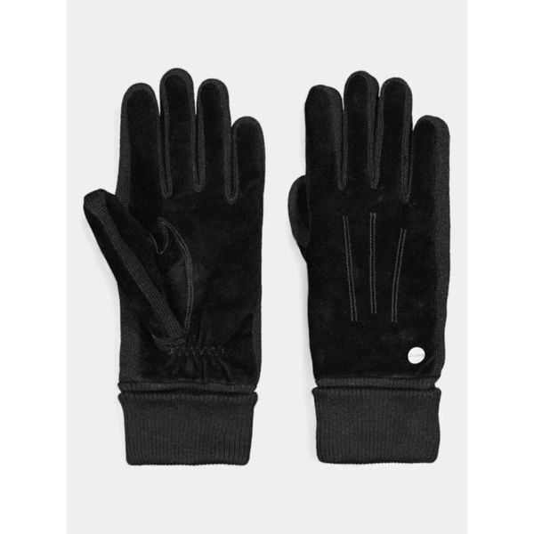 Rękawiczki Damskie Barts Stephaney. Czarne rękawiczki Barts, bez wzorów, z dzianiny, sportowe. Za 259.50 zł.