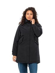 Jack Wolfskin Parka w kolorze czarnym rozmiar: XS. Czarne parki Jack Wolfskin, xs, z polaru, bez kaptura. Za 660.43 zł.