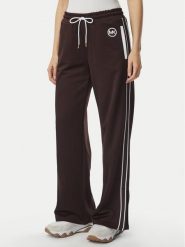MICHAEL Michael Kors Spodnie dresowe MR630Y0K8N Brązowy ciemny Regular Fit. Brązowe spodnie dresowe MICHAEL Michael Kors, l, bez wzorów, z dresówki. Za 789.99 zł.