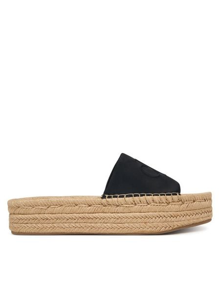 Calvin Klein Espadryle Ebeth HW0HW02894 Czarny. Czarne espadryle Calvin Klein, bez wzorów, z materiału, bez obcasa, bez zapięcia. Za 224.99 zł.