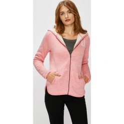 Roxy - Bluza. Różowe bluzy Roxy, l, z dzianiny, z kapturem. Za 339.90 zł.