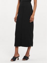 Calvin Klein Jeans Spódnica midi J20J223144 Czarny Regular Fit. Czarne spódnice Calvin Klein Jeans, xs, bez wzorów, z jeansu, midi. Za 219.99 zł.