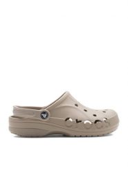Crocs Klapki BAYA CLOG 10126-760 Beżowy. Brązowe klapki Crocs, bez wzorów, z tworzywa sztucznego, bez obcasa. Za 199.99 zł.
