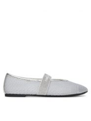KARL LAGERFELD Baleriny KL40125 Srebrny. Szare baleriny KARL LAGERFELD, bez wzorów, z materiału, bez obcasa. Za 569.99 zł.