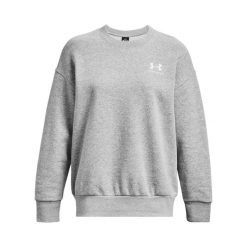 Bluza damska Under Armour Essential Flc OS Crew. Białe bluzy Under Armour, bez wzorów, bez kaptura. Za 276.50 zł.