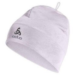 Czapka ODLO Polyknit Warm Reflective Hat. Fioletowe czapki Odlo, bez wzorów. Za 139.99 zł.