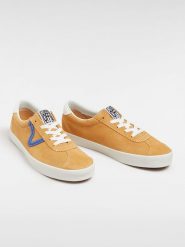 Vans Skórzane sneakersy "Sport Low" w kolorze pomarańczowym rozmiar: 41. Pomarańczowe trampki Vans, bez wzorów, bez zapięcia. Za 191.45 zł.