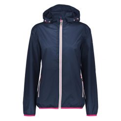 Kurtka damska turystyczna CMP 3X53256. Niebieskie kurtki sportowe CMP, xs, bez wzorów, z tkaniny, trekkingowe. W wyprzedaży za 119.99 zł.