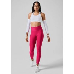 Legginsy Fitness Damskie Casall Graphic Z Wysokim Stanem. Czerwone legginsy Casall, bez wzorów, z podwyższonym stanem. Za 369.99 zł.