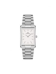 Daniel Wellington Zegarek Bound 9-Link DW00100701 Srebrny. Szare, analogowe zegarki Daniel Wellington, srebrne. Za 799.99 zł.