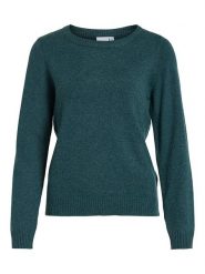Vila Sweter "Viril" w kolorze morskim rozmiar: XL. Niebieskie swetry Vila, xl, bez wzorów, bez ramiączek. Za 92.64 zł.