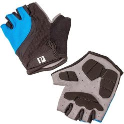 Rękawiczki rowerowe bez palców Profex S/M wzmacniane niebieskie. Niebieskie rękawiczki PROFEX, bez wzorów, sportowe. Za 21.99 zł.