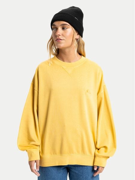 Quiksilver Bluza EQWFT03190 Beżowy Regular Fit. Brązowe bluzy Quiksilver, s, bez wzorów, z bawełny, bez kaptura. Za 279.99 zł.