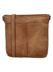 HIDE & STITCHES Skórzana torebka w kolorze jasnobrązowym - 35 x 30 x 10 cm rozmiar: onesize. Brązowe torby na ramię HIDE & STITCHES, bez wzorów, z materiału, na ramię, bez dodatków. Za 260.99 zł.