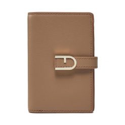 Duży Portfel Damski Furla. Brązowe portfele Furla, bez wzorów. Za 799.99 zł.