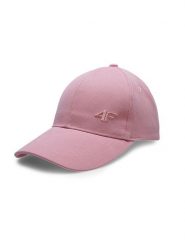 4F Czapka z daszkiem 4FSS23ACABF114 Różowy. Czerwone czapki 4f, bez wzorów, z materiału. Za 39.99 zł.