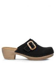Inblu Klapki BL490100 Czarny. Czarne klapki Inblu, bez wzorów, z syntetyku, bez obcasa. Za 119.99 zł.