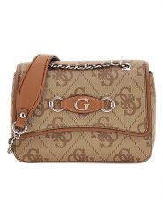 Guess Torebka w kolorze beżowo-jasnobrązowym - 22 x 17 x 7 cm rozmiar: onesize. Brązowe torby na ramię Guess, z aplikacjami, z materiału, na ramię, bez dodatków. Za 439.24 zł.