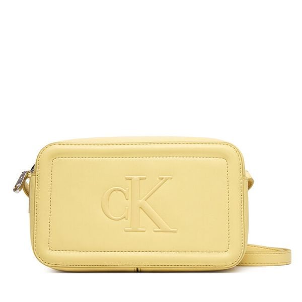 Torebka Calvin Klein. Brązowe listonoszki Calvin Klein, bez wzorów, bez dodatków. Za 329.99 zł.